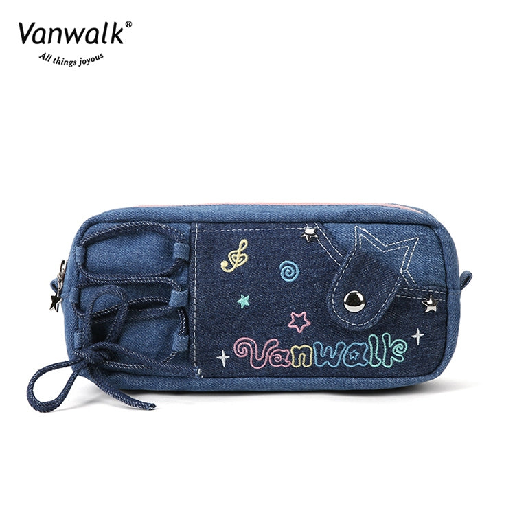 Vanwalk حقيبة أقلام لطيفة بتصميم Happy Band VS40