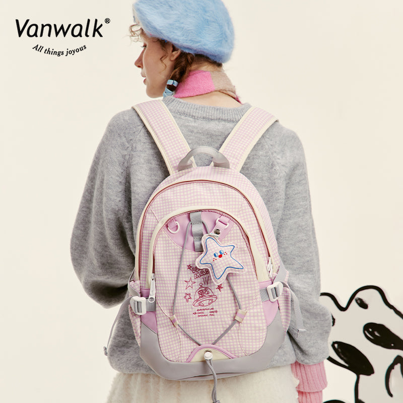 Vanwalk กระเป๋าเป้สวนขนาดเล็ก ความจุขนาดใหญ่ V2768