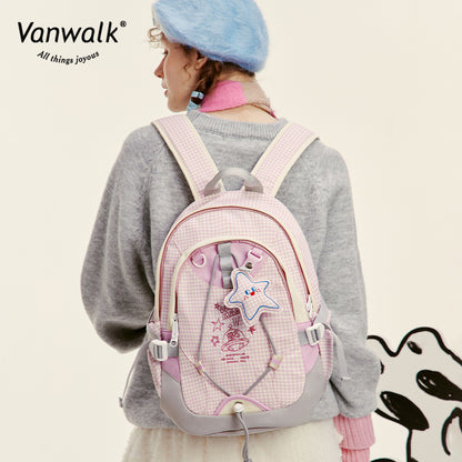Vanwalk กระเป๋าเป้สวนขนาดเล็ก ความจุขนาดใหญ่ V2768