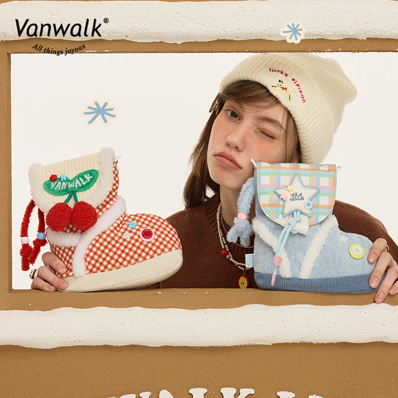 Vanwalk กระเป๋าสะพายคริสต์มาสดีไซน์น่ารัก VS31
