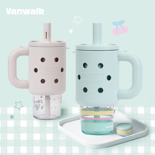 Vanwalk سلسلة كوكوبي زجاجة مياه لطيفة سعة 800ml k714