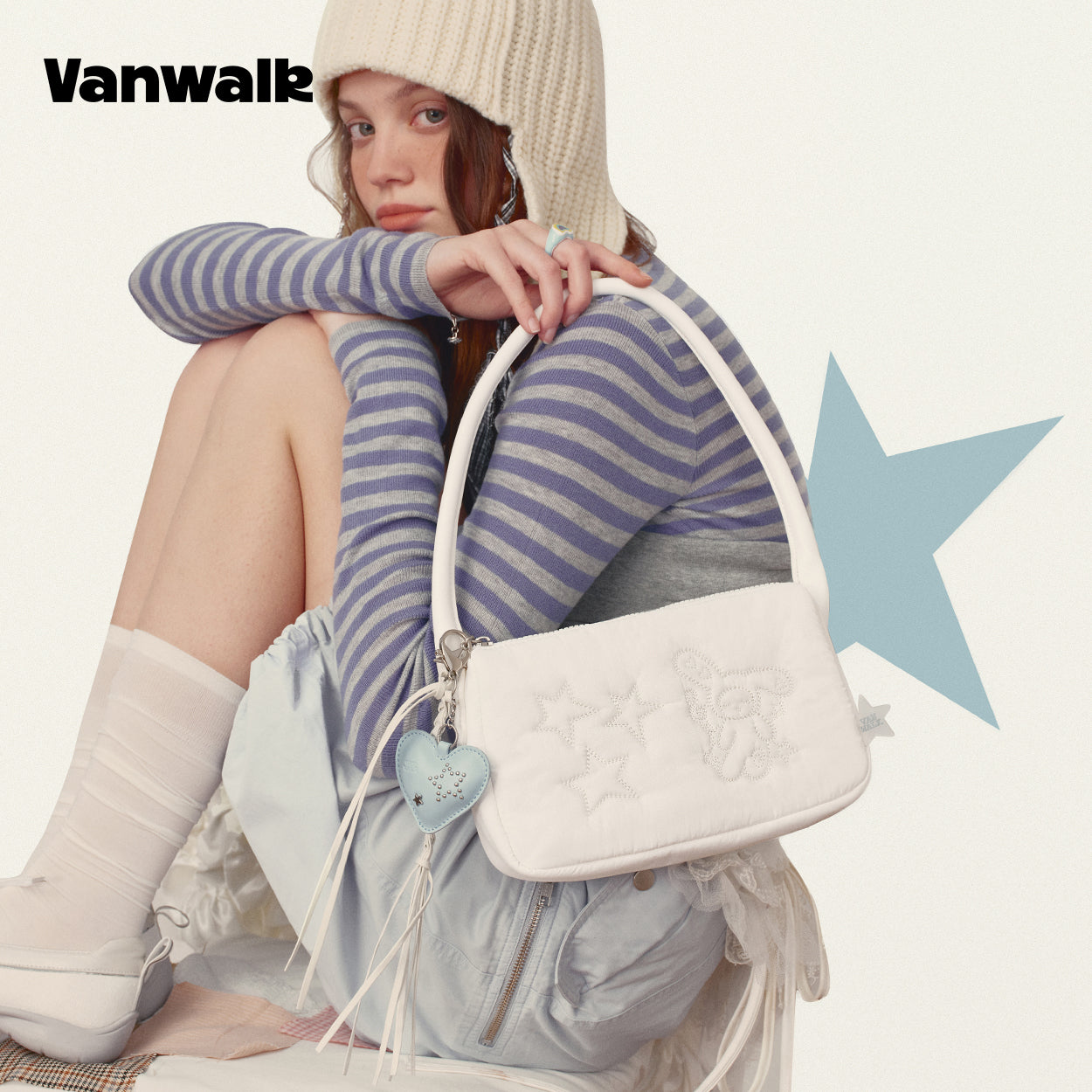 Vanwalk Exquisite Young Lady January Lucky Pony Series Handbag V3015