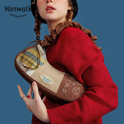 Vanwalk กระเป๋าสะพายไหล่กันน้ำ V2735