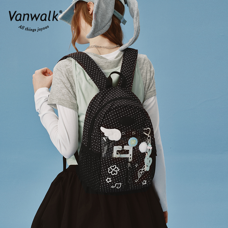 Vanwalk กระเป๋าเป้ Happy Band หลายช่อง V2901
