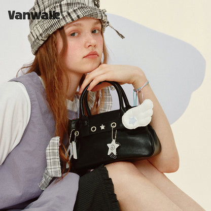 กระเป๋าสะพายไหล่ขนาดเล็ก VANWALK รุ่น Gulugulu Series Original Star ลายรูดาว ทำจากหนัง PU รุ่น V3051