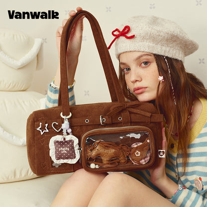 กระเป๋าสะพายไหล่รุ่น VANWALK ชุดขนมต้มข้าวเหนียว v2995