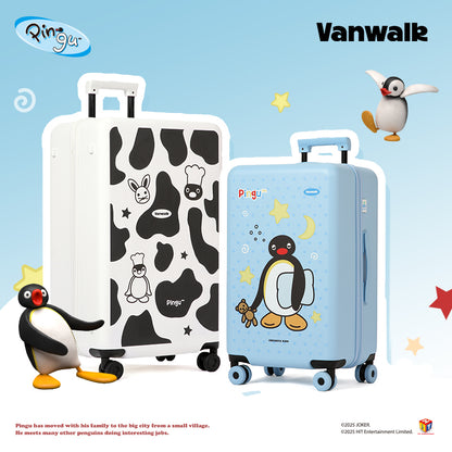 Vanwalk Large capacity Pingu Collaboration Serie suitcase B1010