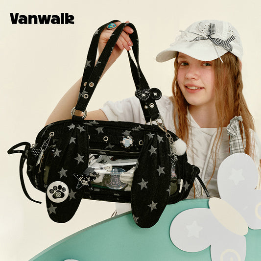 กระเป๋าสะพายไหล่ VANWALK รุ่น Gulugulu ซีรีส์ V2984
