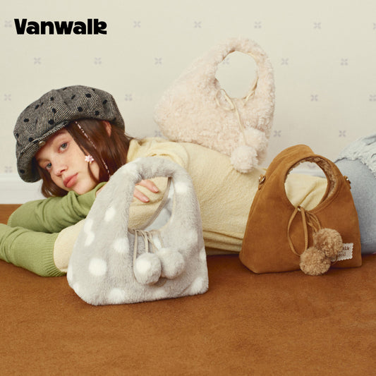 กระเป๋าถือสองด้านรุ่น VANWALK ชุดขนมบัวลอย v2996