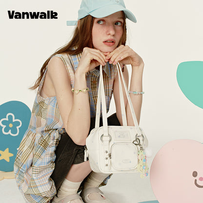 VANWALK กระเป๋าสะพายไหล่แบบถือสำหรับพักผ่อน V2918