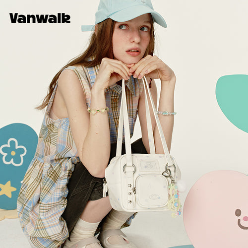VANWALK กระเป๋าสะพายไหล่แบบถือสำหรับพักผ่อน V2918