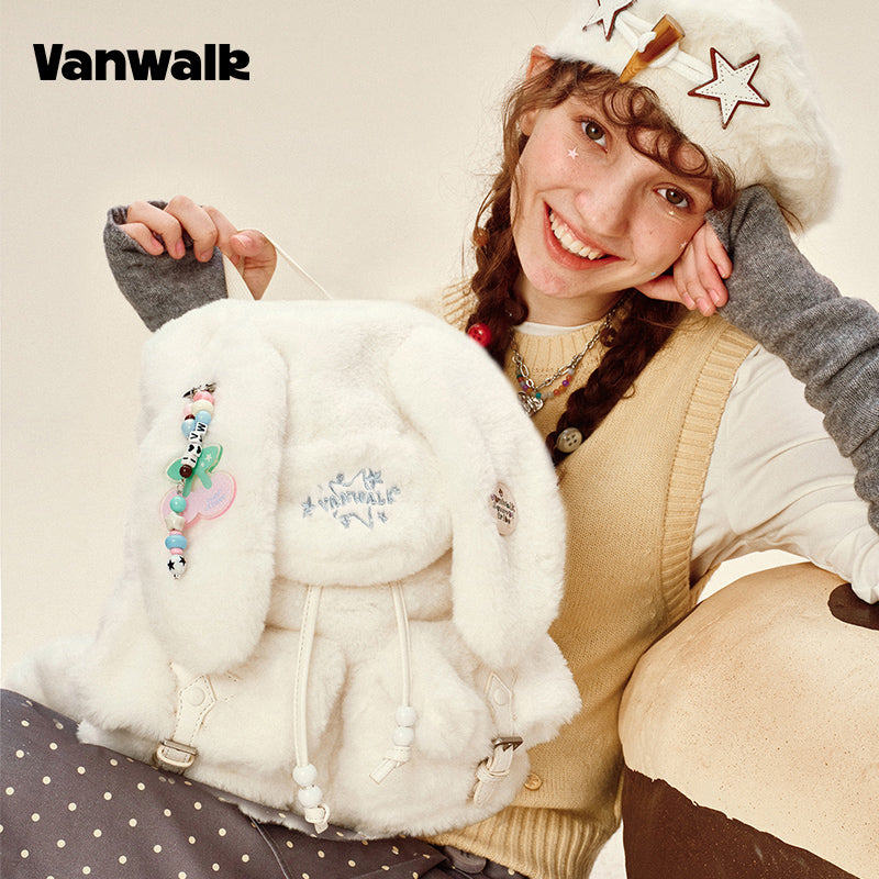 VANWALK กระเป๋าเป้สำหรับนักเรียนดีไซน์น่ารัก Lovely Note รุ่น v2904