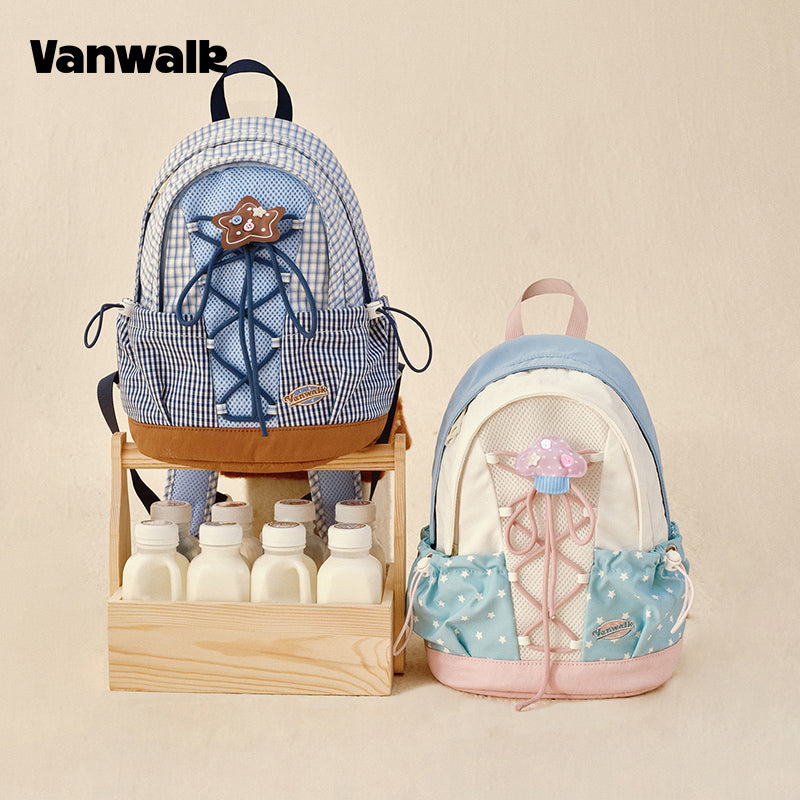 VANWALK กระเป๋าเป้สำหรับนักเรียนดีไซน์น่ารัก Lovely Note รุ่น v2904