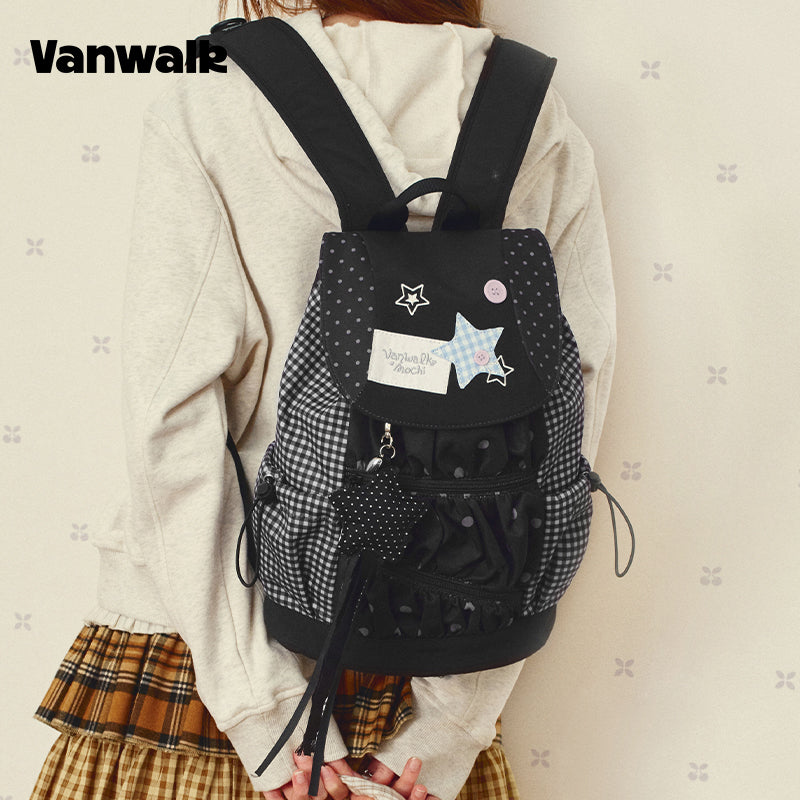 VANWALK Large Capacity Handbag Student Backpack V2997