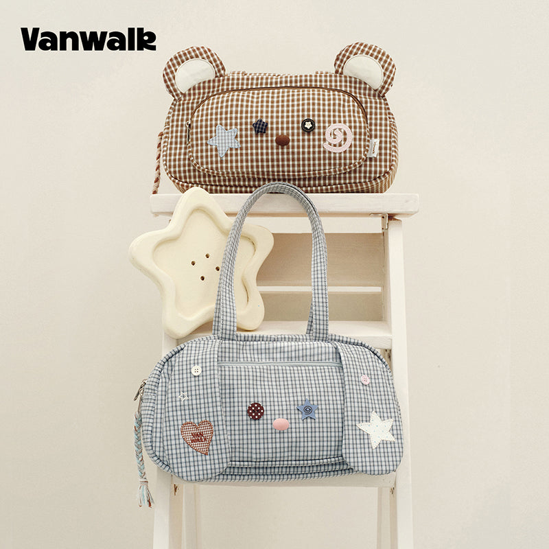 กระเป๋าสะพายไหล่แบบสมุดบันทึกดีไซน์น่ารักชุดบ้าน vanwalk รุ่น v3019