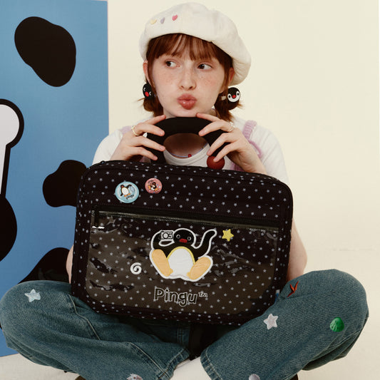 VANWALK Cute Pingu Collaboration Series Laptop bag/handbag v2940