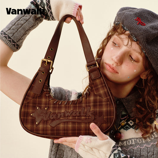 VANWALK Gulugulu Series Orihinal na Star Hollow-out Mini Shoulder Bags PU Handbag V3051