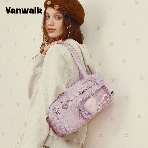 กระเป๋าสะพายไหล่รุ่น VANWALK ชุดขนมต้มข้าวเหนียว v2995