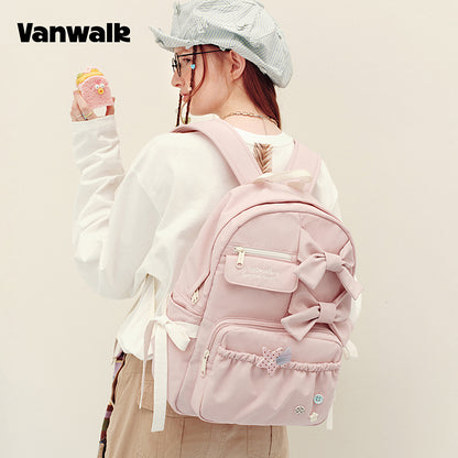 กระเป๋าเป้สะพายหลังชุดบ้านสมุดบันทึกทำมือแสนรัก vanwalk รุ่น v3031