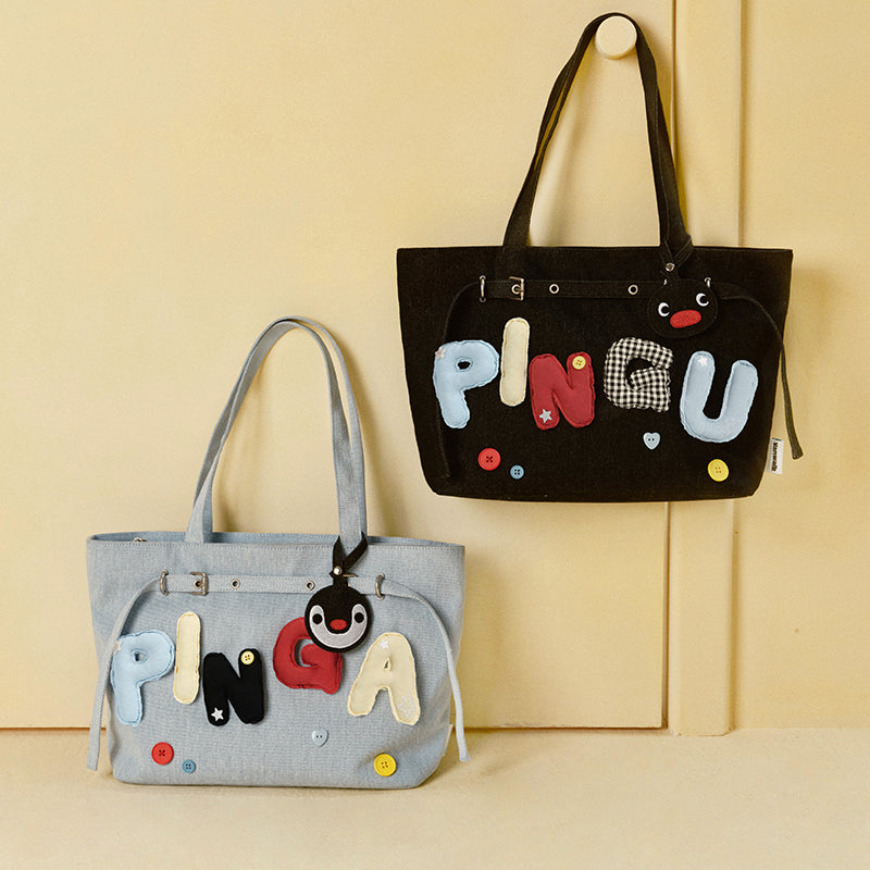 VANWALK Cute Pingu Collaboration Series Shoulder Bag Handbag v2939