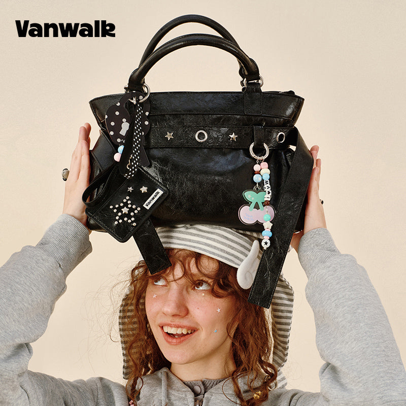 กระเป๋าถือ/สะพายข้าง VANWALK รุ่น Pinecone Tribe ซีรีส์ v2989