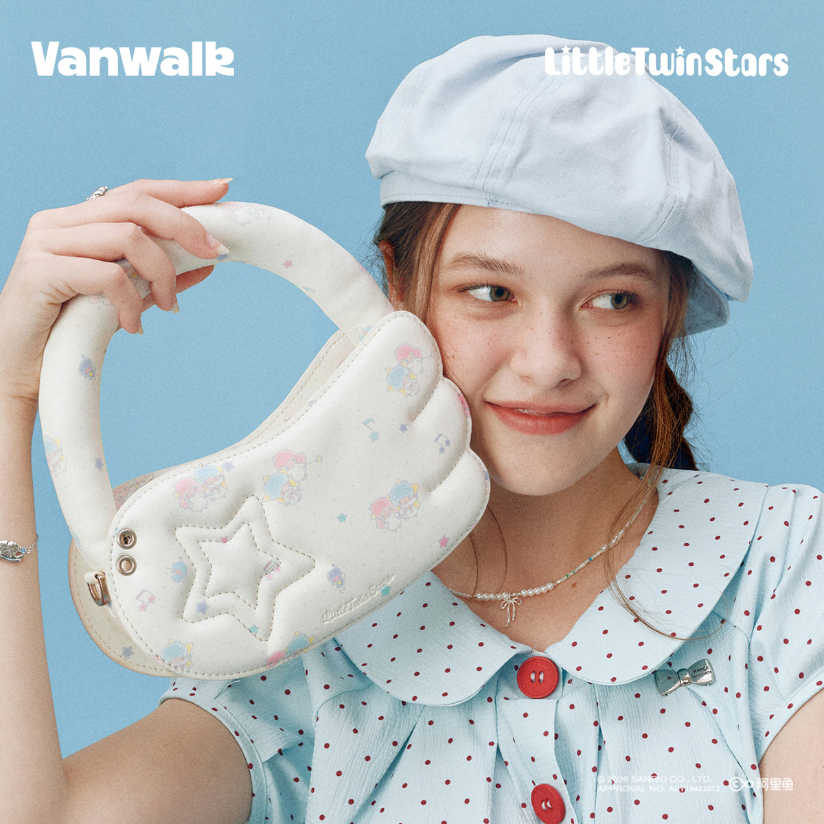VANWALK Cute Design Sanrio Collaboration Shoulder Bag V3057
