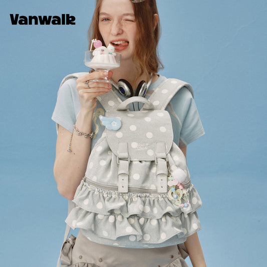 VANWALK กระเป๋าเป้สำหรับนักเรียนดีไซน์น่ารัก Lovely Note รุ่น v2904