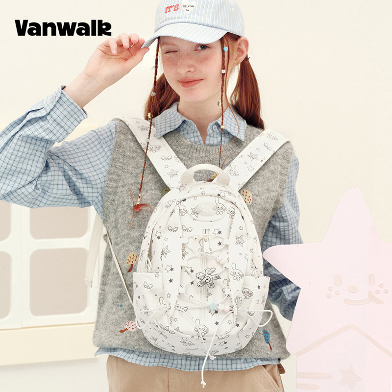 กระเป๋าเป้ขนาดเล็กน้ำหนักเบา VANWALK Planner House รุ่น v3030