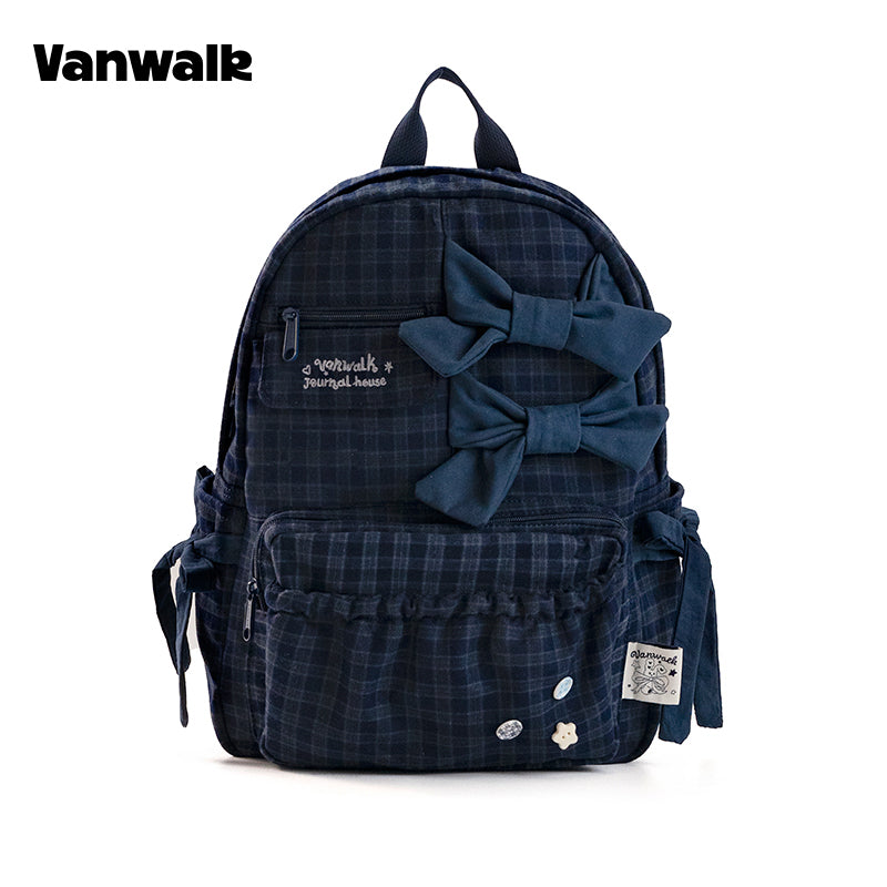 กระเป๋าเป้สะพายหลังชุดบ้านสมุดบันทึกทำมือแสนรัก vanwalk รุ่น v3031
