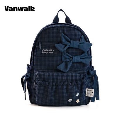 กระเป๋าเป้สะพายหลังชุดบ้านสมุดบันทึกทำมือแสนรัก vanwalk รุ่น v3031