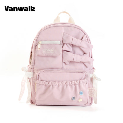 กระเป๋าเป้สะพายหลังชุดบ้านสมุดบันทึกทำมือแสนรัก vanwalk รุ่น v3031