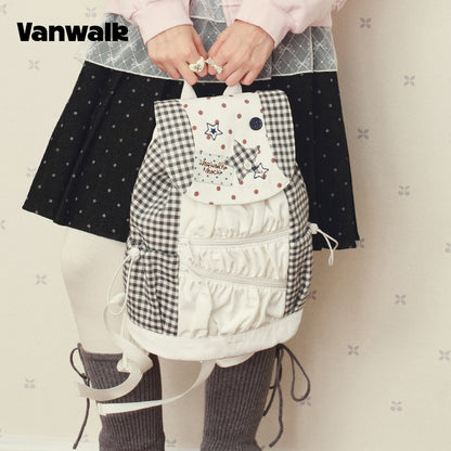 VANWALK Large Capacity Handbag Student Backpack V2997