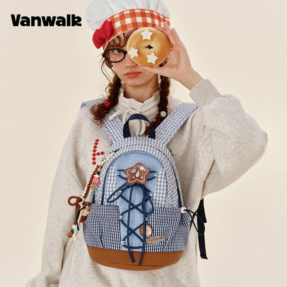 VANWALK กระเป๋าเป้สำหรับนักเรียนดีไซน์น่ารัก Lovely Note รุ่น v2904