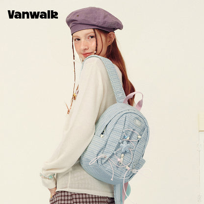 กระเป๋าเป้ขนาดเล็กน้ำหนักเบา VANWALK Planner House รุ่น v3030