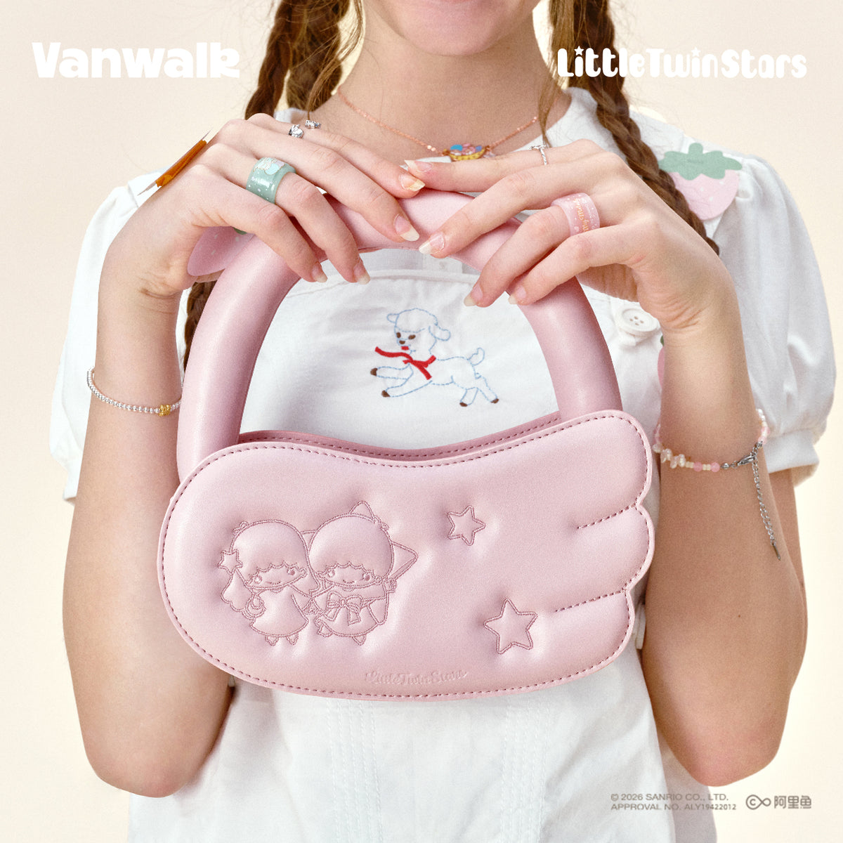 VANWALK Cute Design Sanrio Collaboration Shoulder Bag V3057
