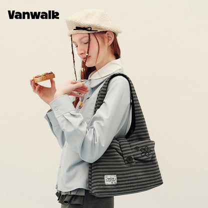 VANWALK Planner House Double-Sided Tote Bag/Shoulder Bag v3026