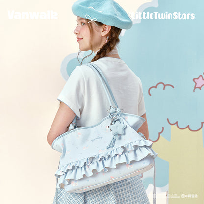 กระเป๋าสะพายไหล่ดีไซน์น่ารัก ซานริโอ ลิตเติลทวินสตาร์ส VANWALK V3058