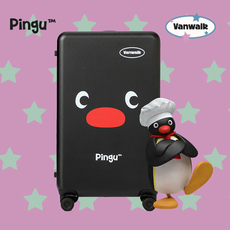 Vanwalk Large capacity Pingu Collaboration Serie suitcase B1010