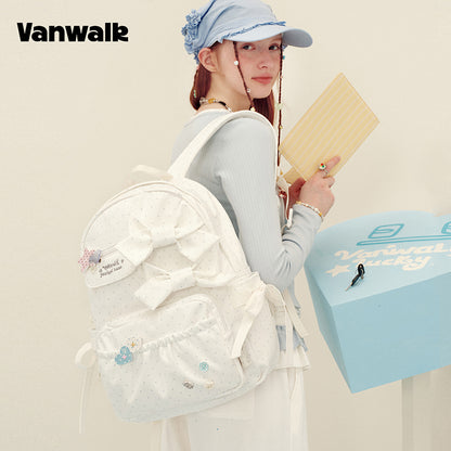 กระเป๋าเป้สะพายหลังชุดบ้านสมุดบันทึกทำมือแสนรัก vanwalk รุ่น v3031