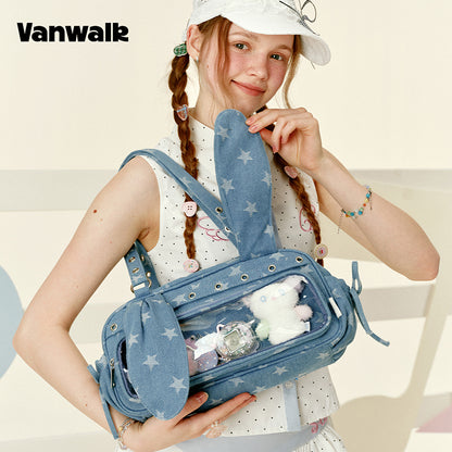 กระเป๋าสะพายไหล่ VANWALK รุ่น Gulugulu ซีรีส์ V2984