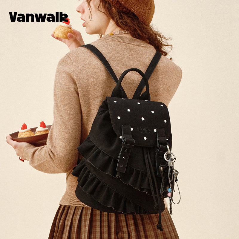 VANWALK กระเป๋าเป้สำหรับนักเรียนดีไซน์น่ารัก Lovely Note รุ่น v2904