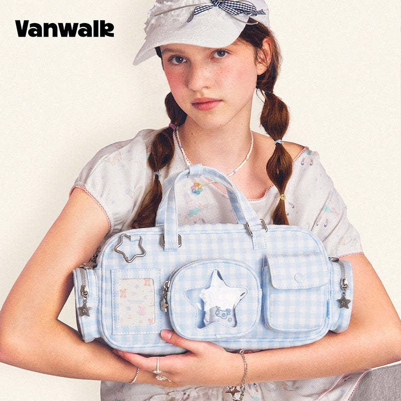 VANWALK Cocoa Pie Series Aesthetic Ita Bags Shoulder Purse Bag v3112