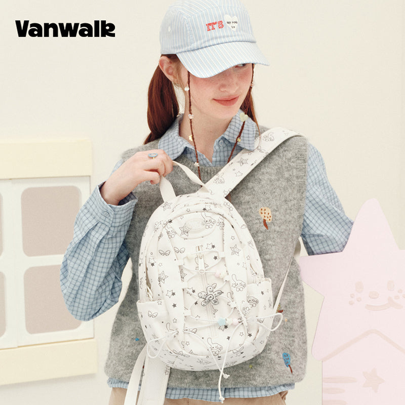 กระเป๋าเป้ขนาดเล็กน้ำหนักเบา VANWALK Planner House รุ่น v3030