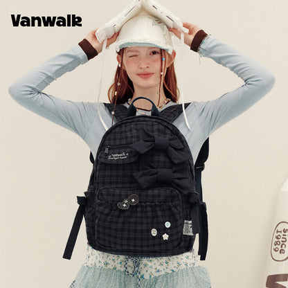 กระเป๋าเป้สะพายหลังชุดบ้านสมุดบันทึกทำมือแสนรัก vanwalk รุ่น v3031