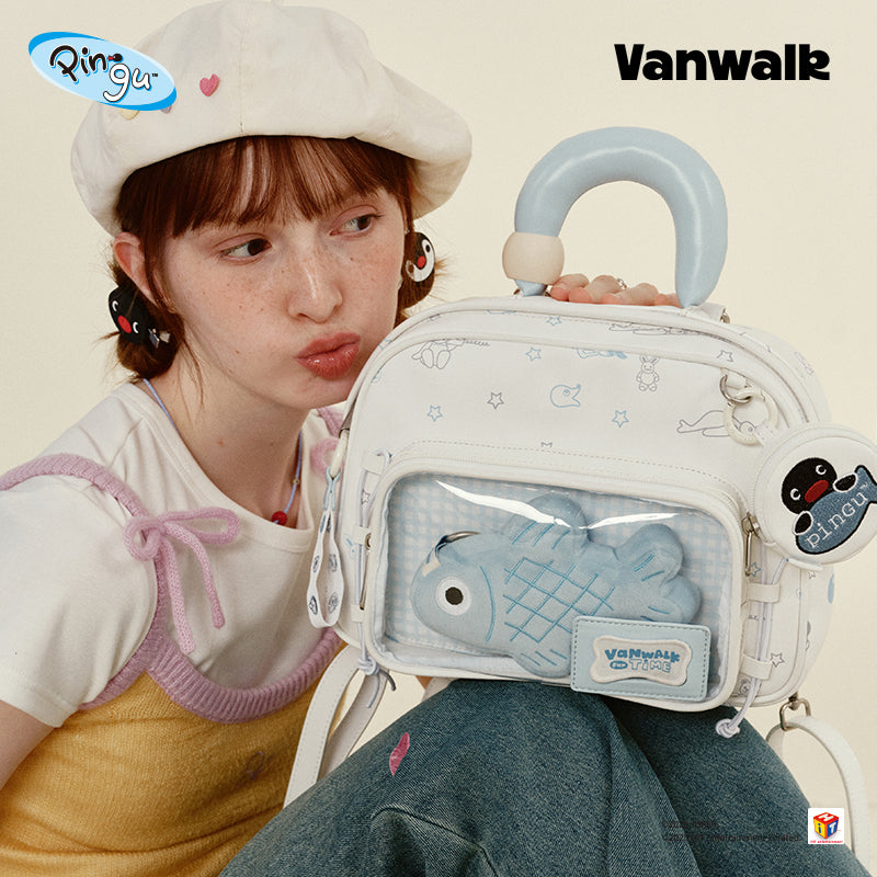 Vanwalk Cute Pain Bag Pingu Collaboration Series V2927