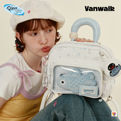 Vanwalk Cute Pain Bag Pingu Collaboration Series V2927