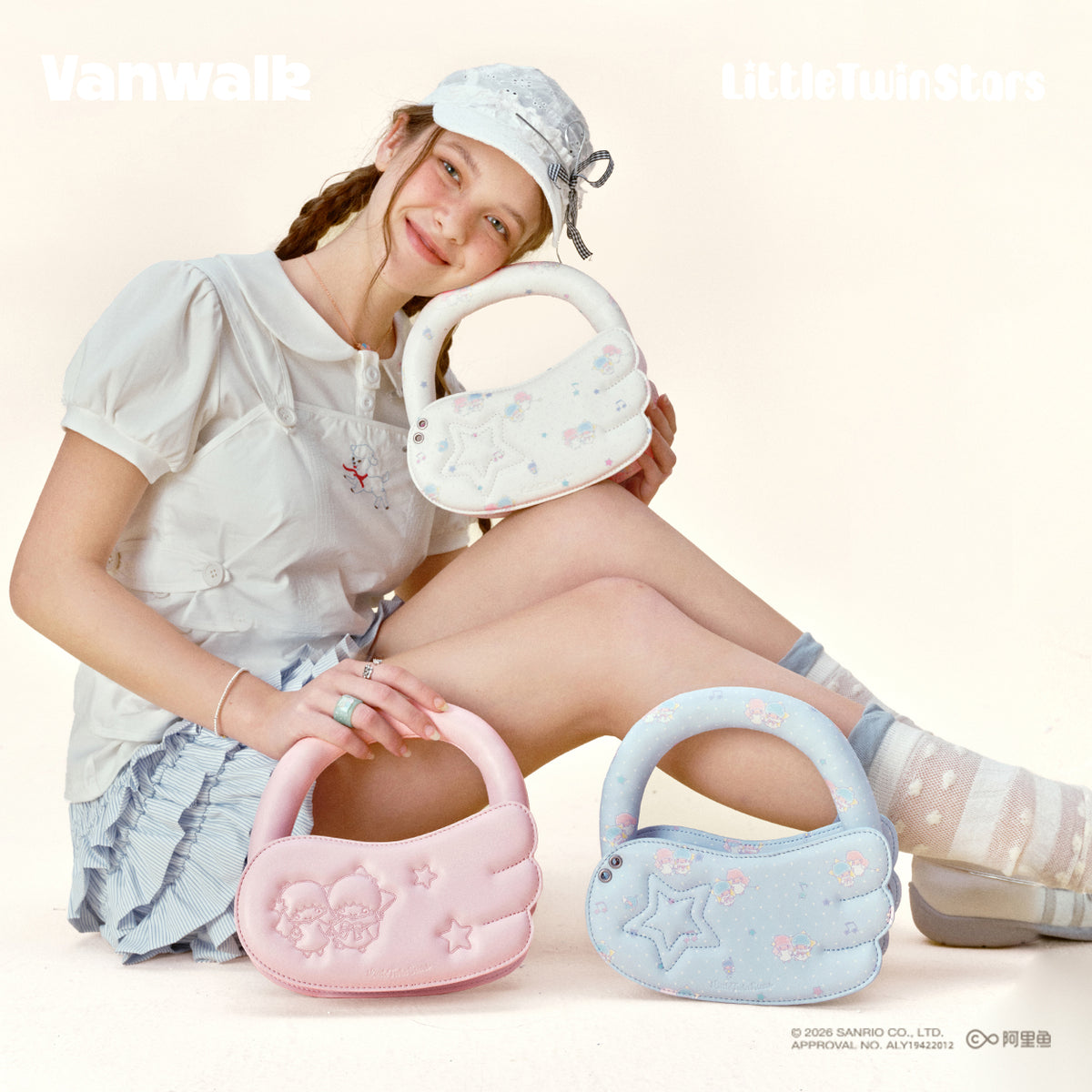 VANWALK Cute Design Sanrio Collaboration Shoulder Bag V3057