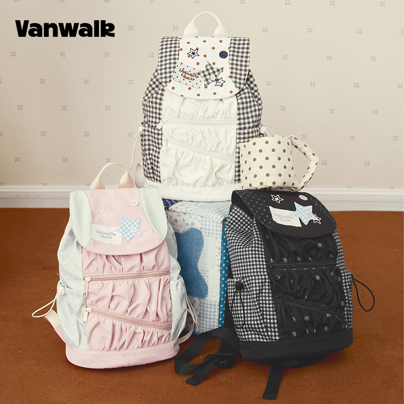 VANWALK Large Capacity Handbag Student Backpack V2997