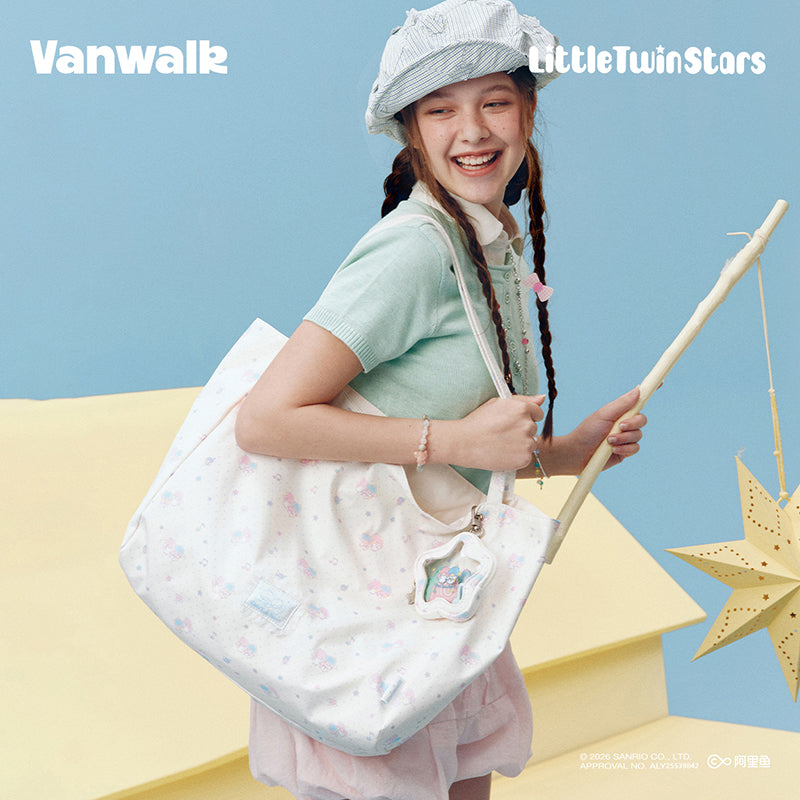 VANWALK Cute Design Sanrio Little Twin Stars Shoulder & Tote Bags V3075