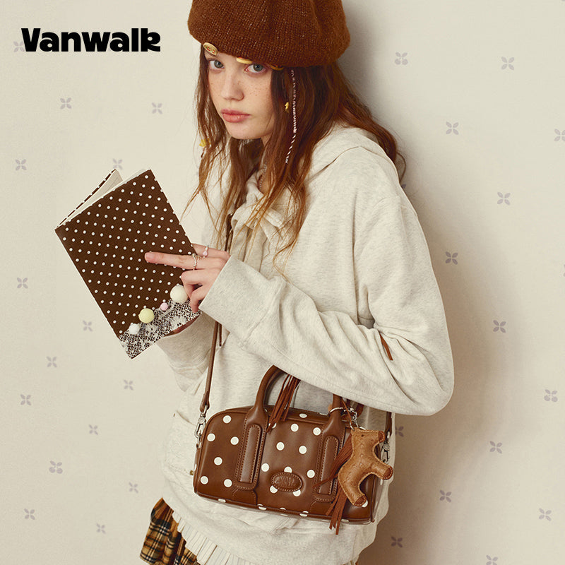 VANWALK กระเป๋าสะพายไหล่ดีไซน์น่ารัก ความจุใหญ่ รุ่น v3005